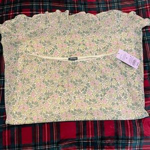 Multicolored Floral Midi Skirt 🌸